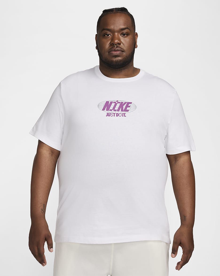 Playera nike blanca hombre shop
